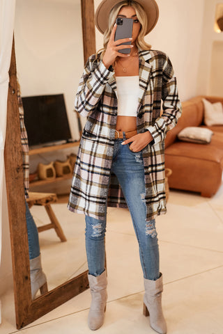 Multicolor Plaid Shacket