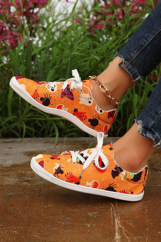 Orange Halloween Sneakers