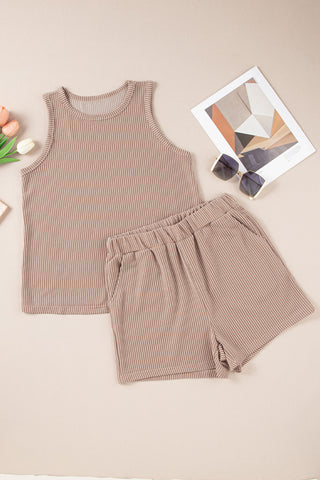 Tank Top Shorts Set - 3 Colors