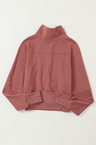 Pullover High Neck Zip Front - 3 Colors