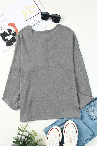 Casual Waffle Knit Henley Top - 4 Colors