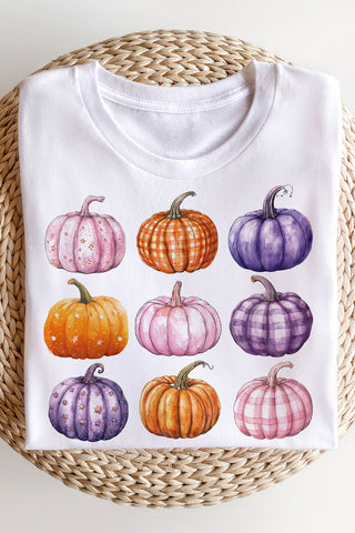 White Pumpkin Print Pullover